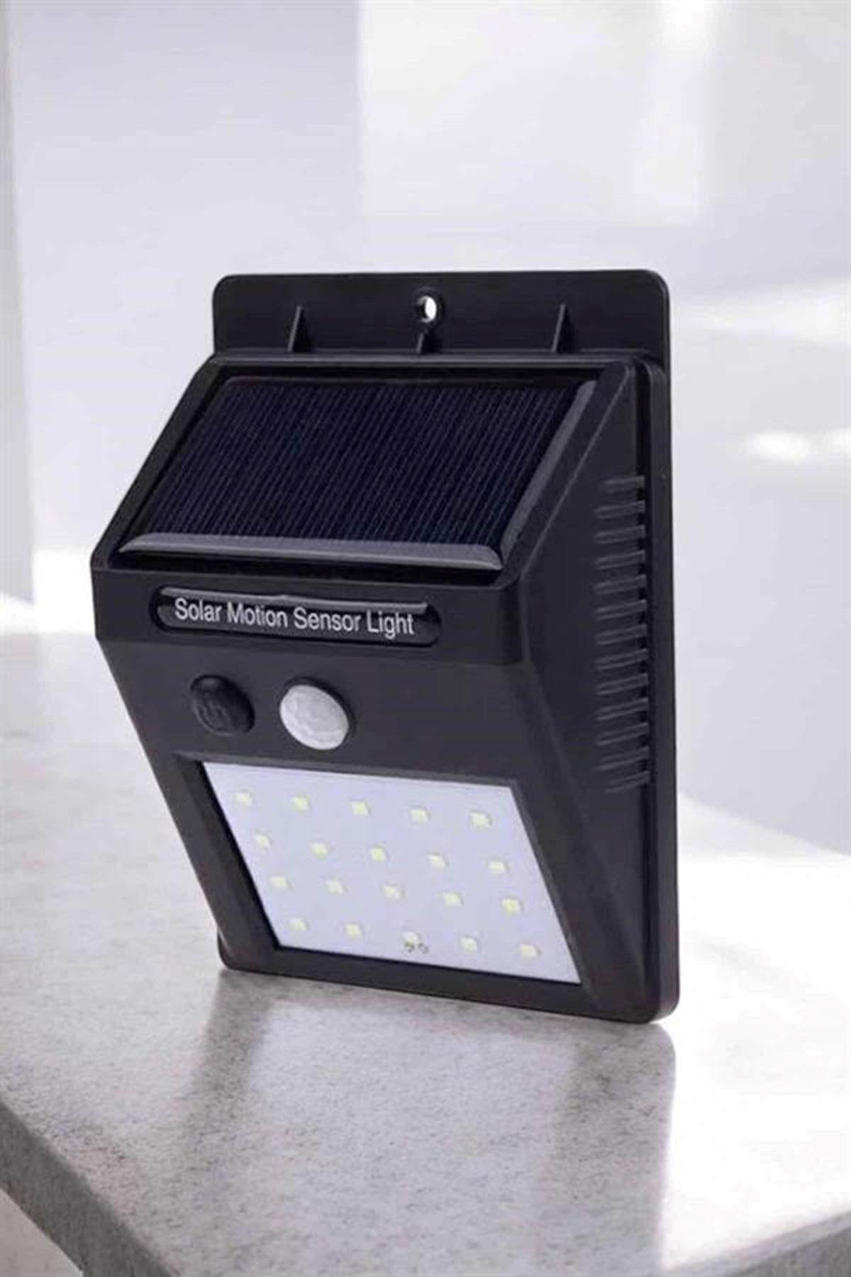 Solar Güneş Enerji Panelli Sensörlü Lamba Enerji Tasarruflu