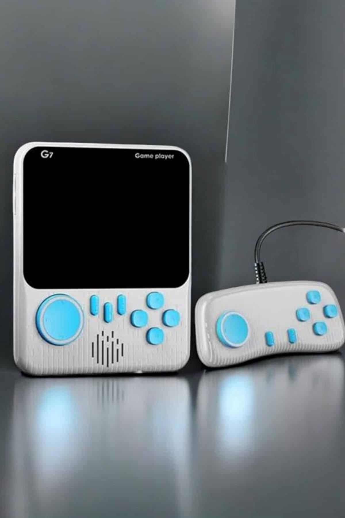 Mini Atari El Atarisi 3.5 inç Ekran Çift Konsol 666 Adet Retro Oyun Gameboy El Atarisi