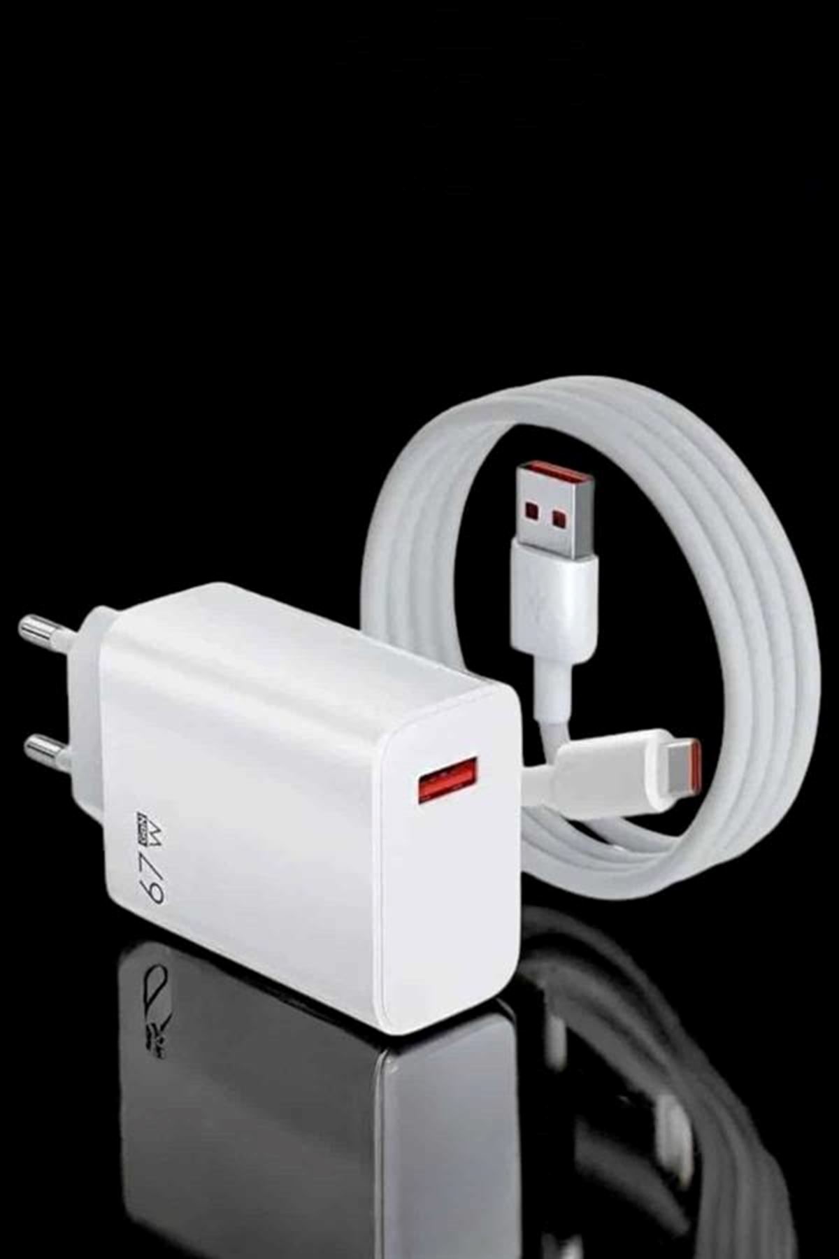 Şarj Aleti Turbo Hızlı 67W Type-C Hızlı Şarj