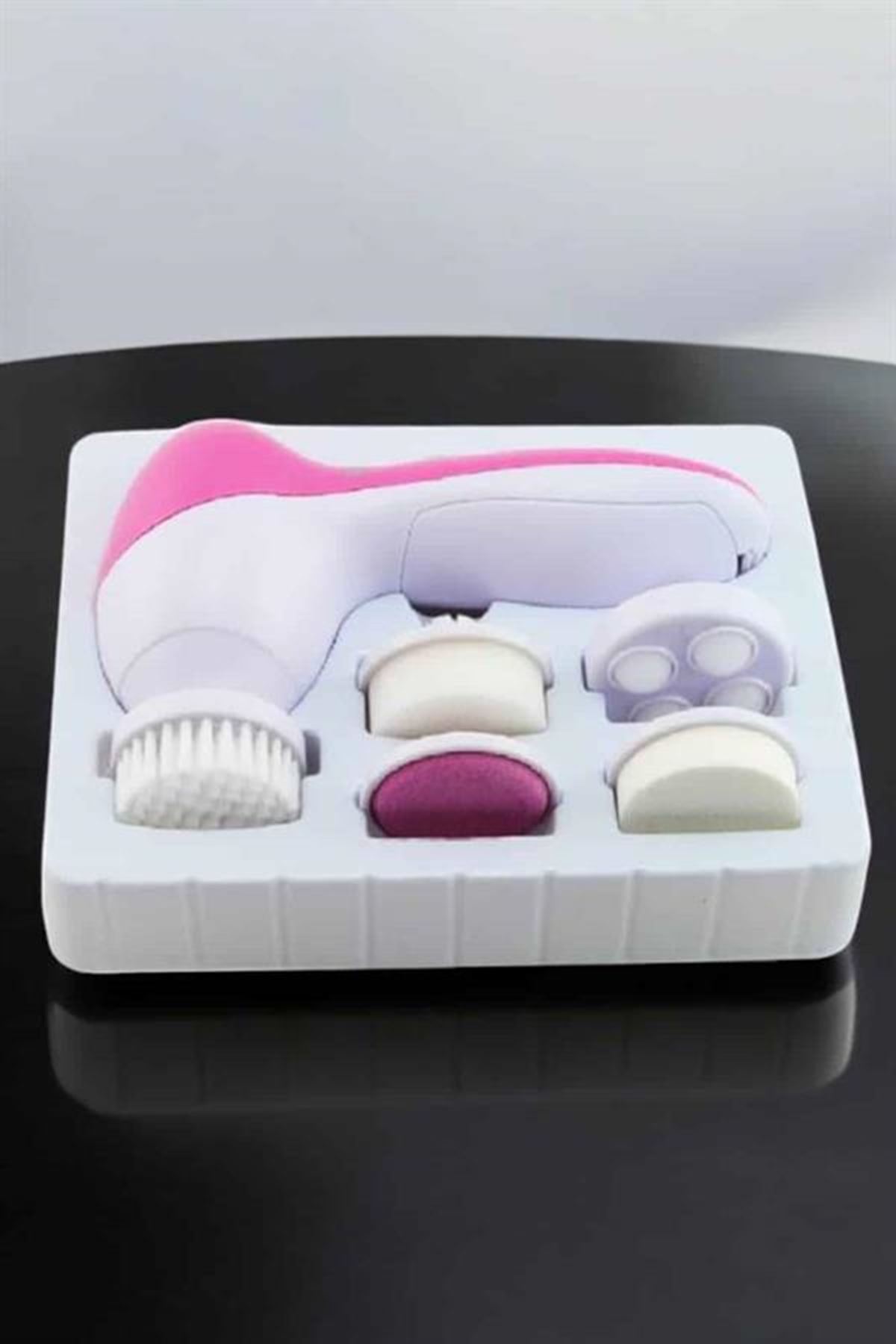 Taşınabilir Yüz Temizleme Cihazı Masaj, Peeling, Temizlik 5 Başlıklı