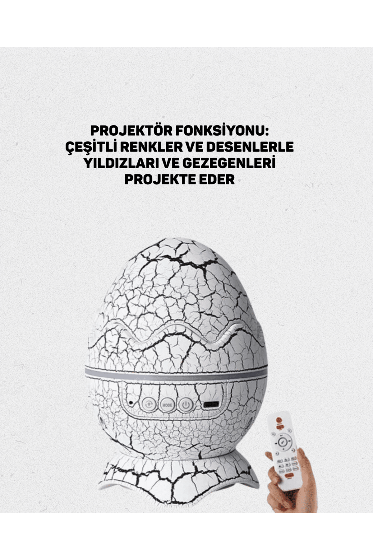Dinazor Yumurta Gece Lambası
