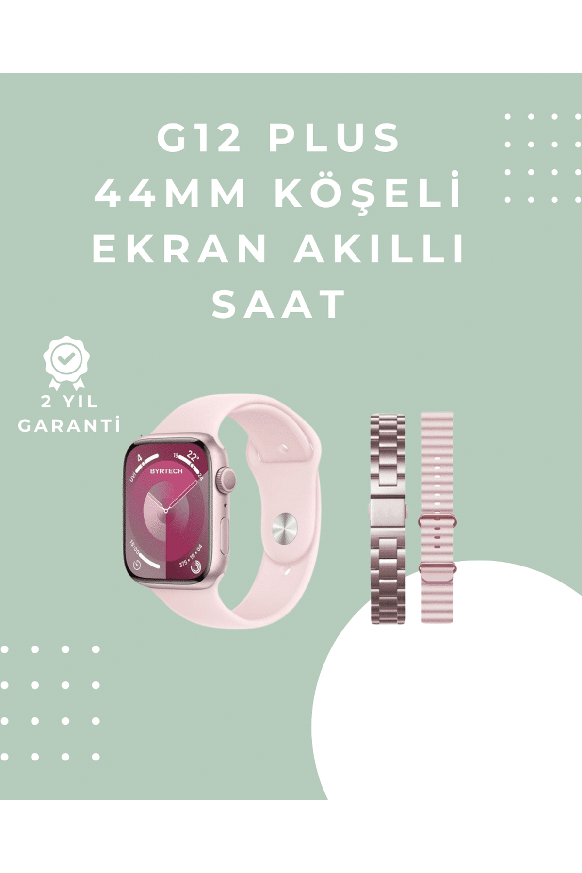 Nabız ve Uyku Takipli Akıllı Saat – Adımsayar, GPS, Suya Dayanıklı, Sesli Görüşme Özellikli