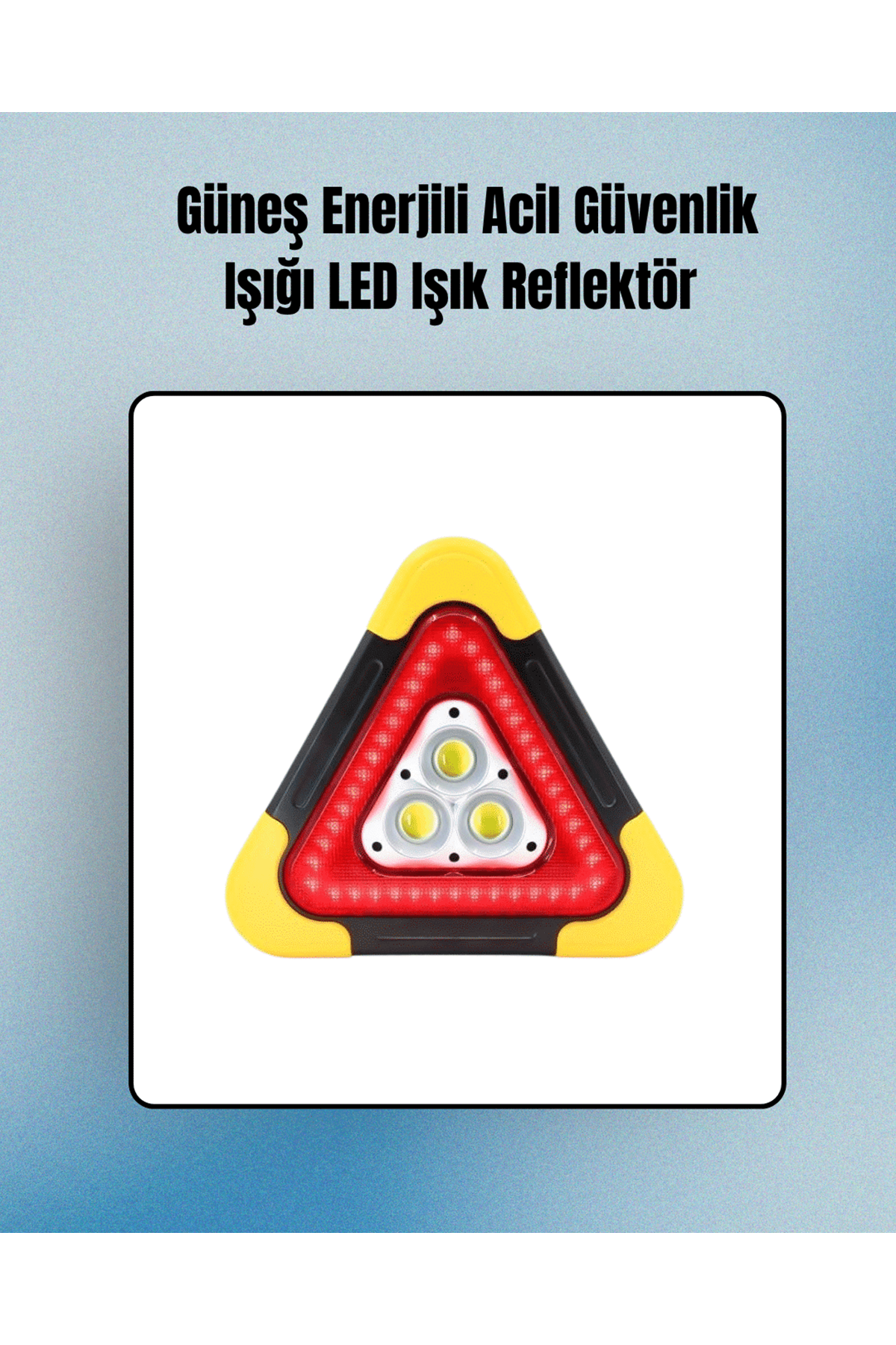 2000mAh Kapasiteli Taşınabilir Üçgen Park Lambası