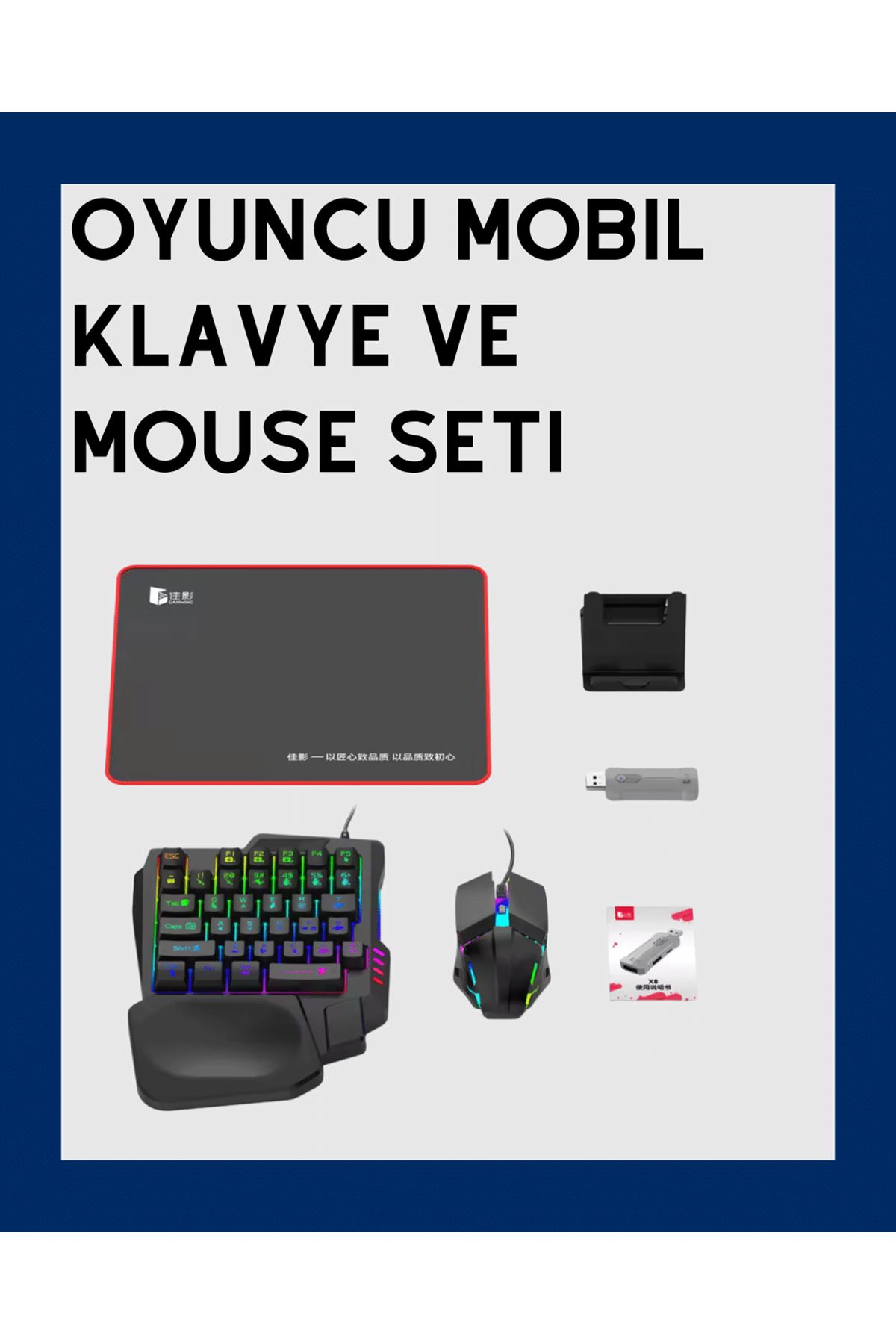 Kablosuz Mobil Oyun Kiti – 5 Parça Tam Set