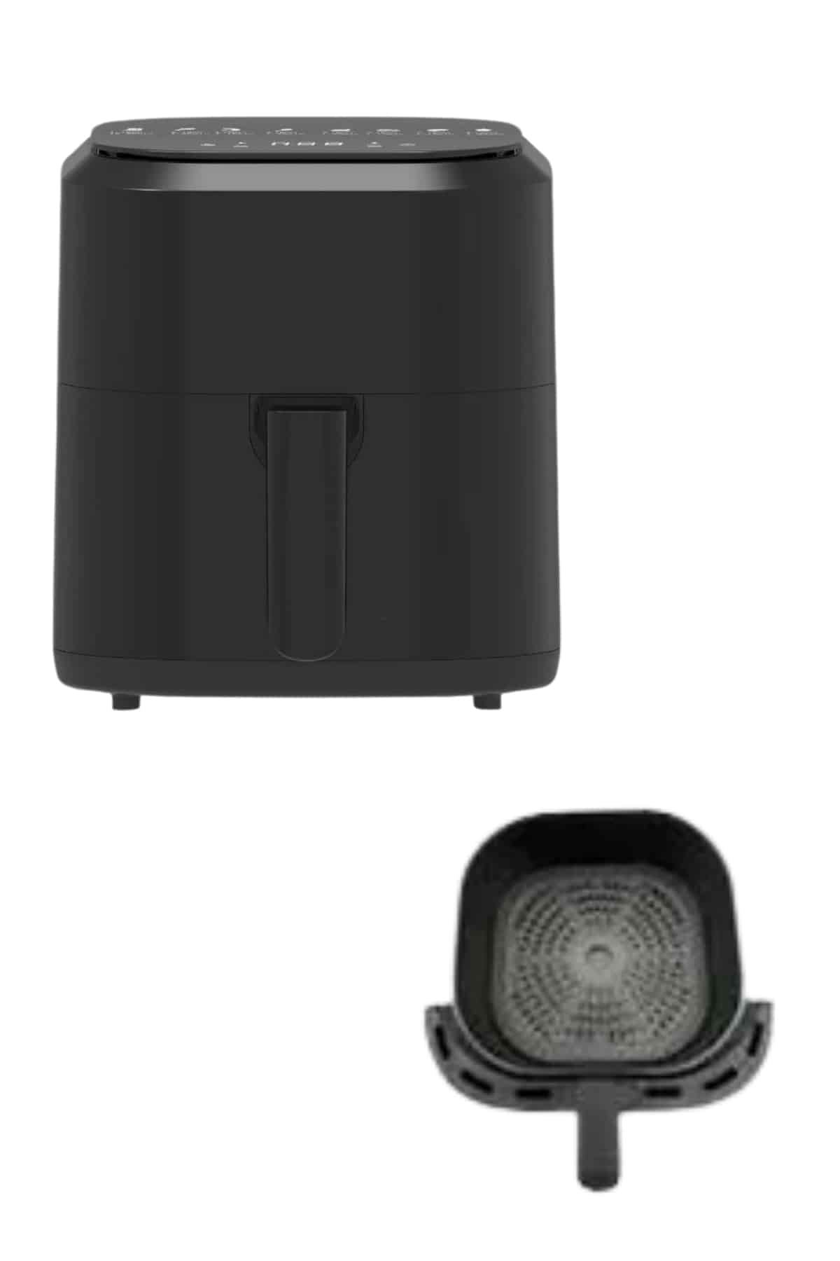 4L Airfryer Hazneli Hava Fritözü Yağsız Fritöz Taşınabilir Fırın İşlevi Gören Pratik