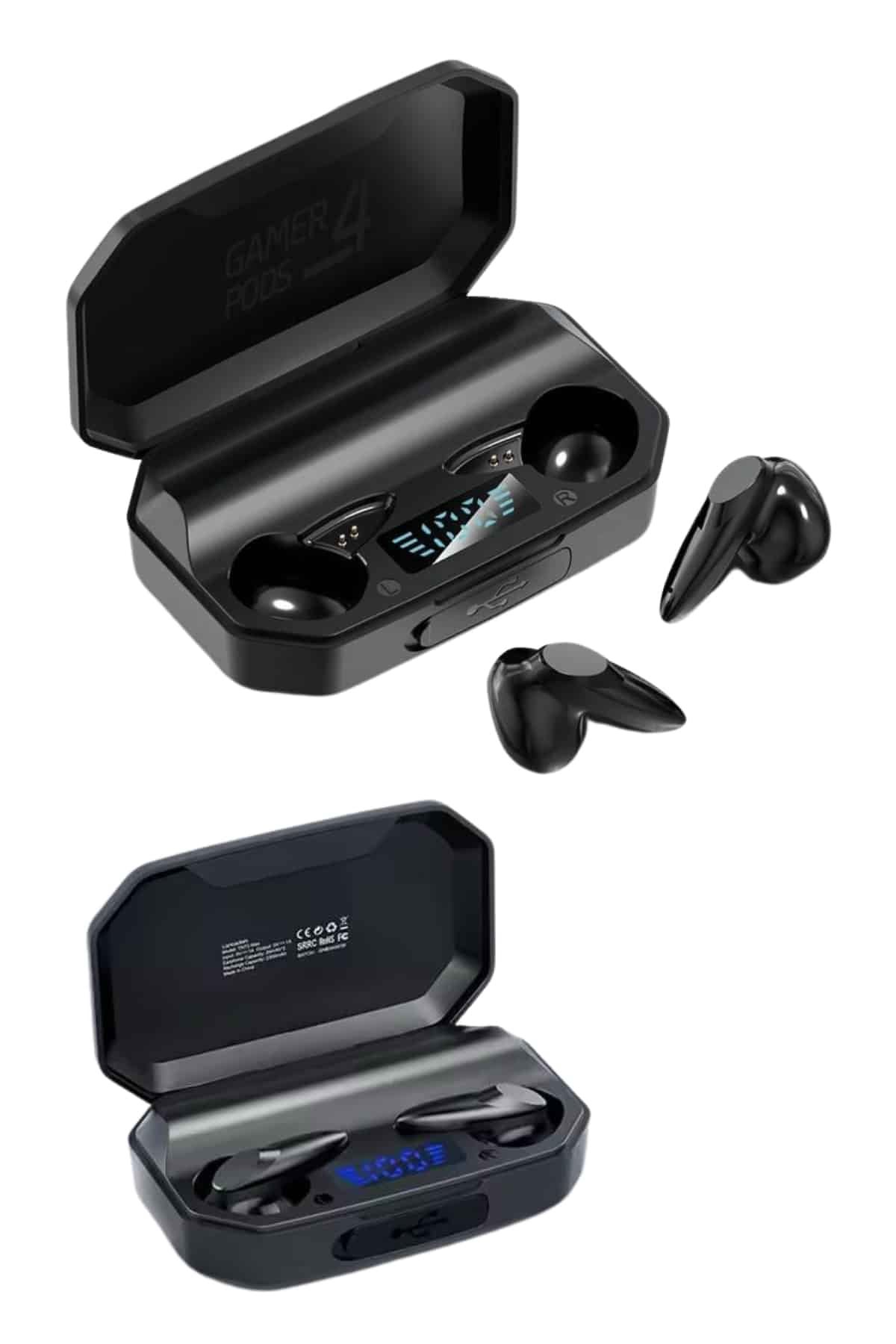 Kulak İçi Bluetooth Kulaklık Rgb Işıklı Çift Mikrofonlu iOS/Android Uyumlu BT 5.2