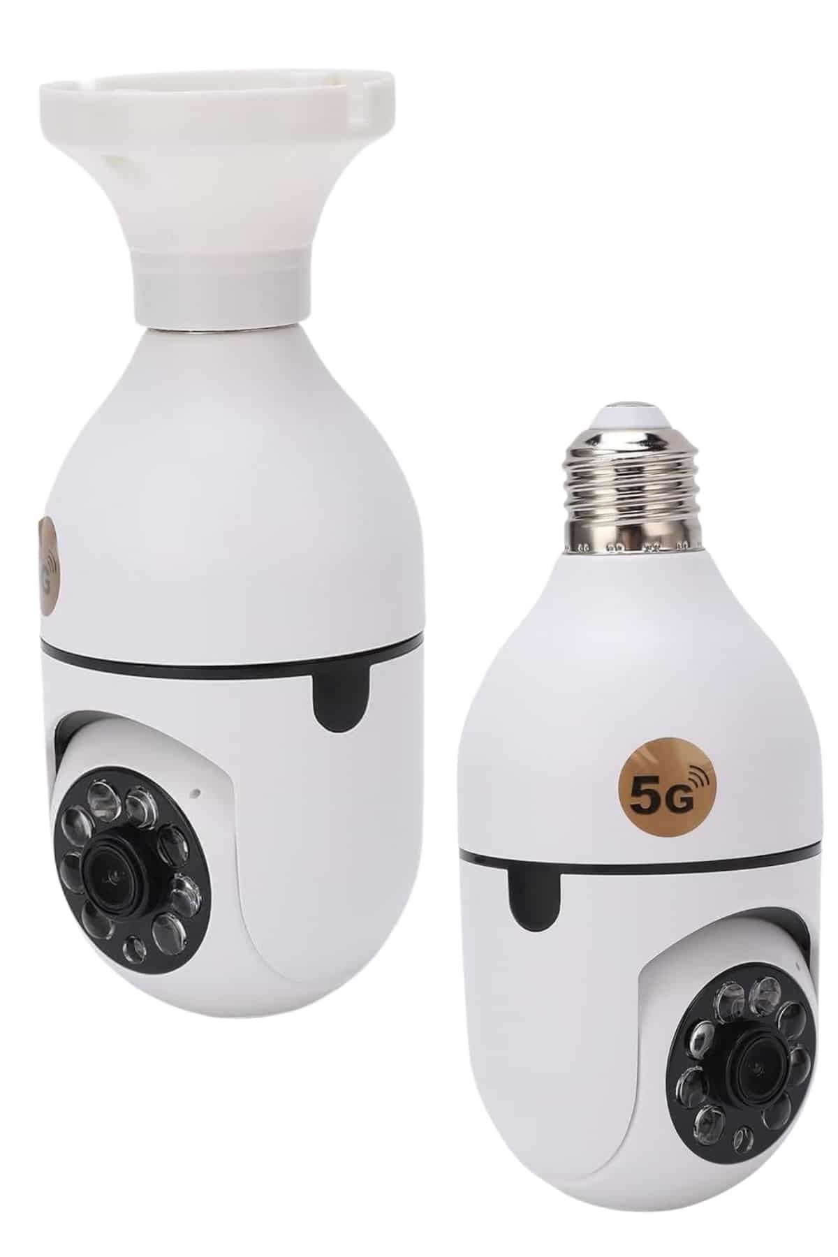 Güvenlik Kamerası Wi-Fi Özellikli 360 Derece Full Hd 1080p Ampül Kamera