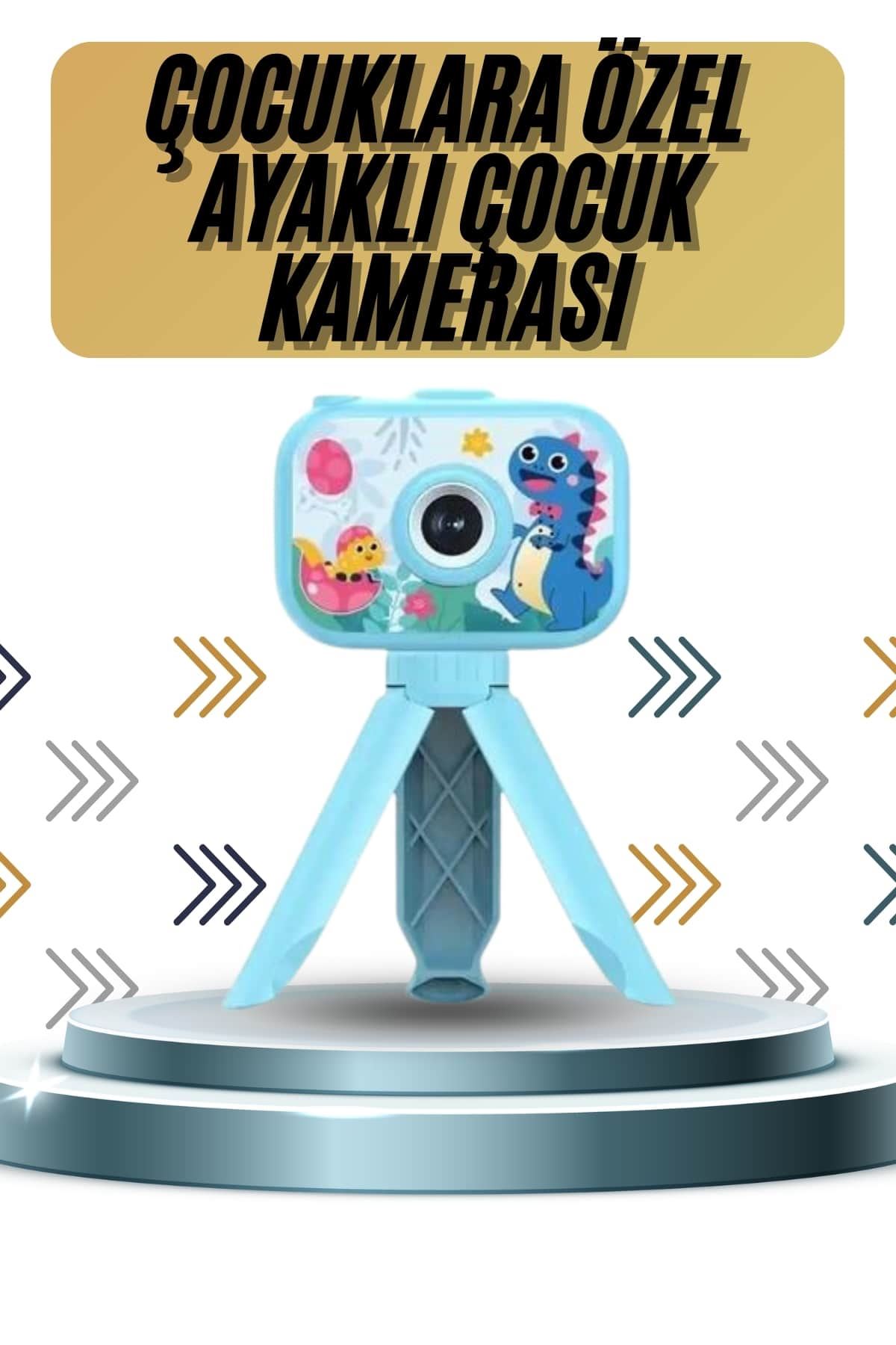 Ayaklı Çocuk Kamerası Tripodlu Mini 1080p Hd Çocuk Kamera