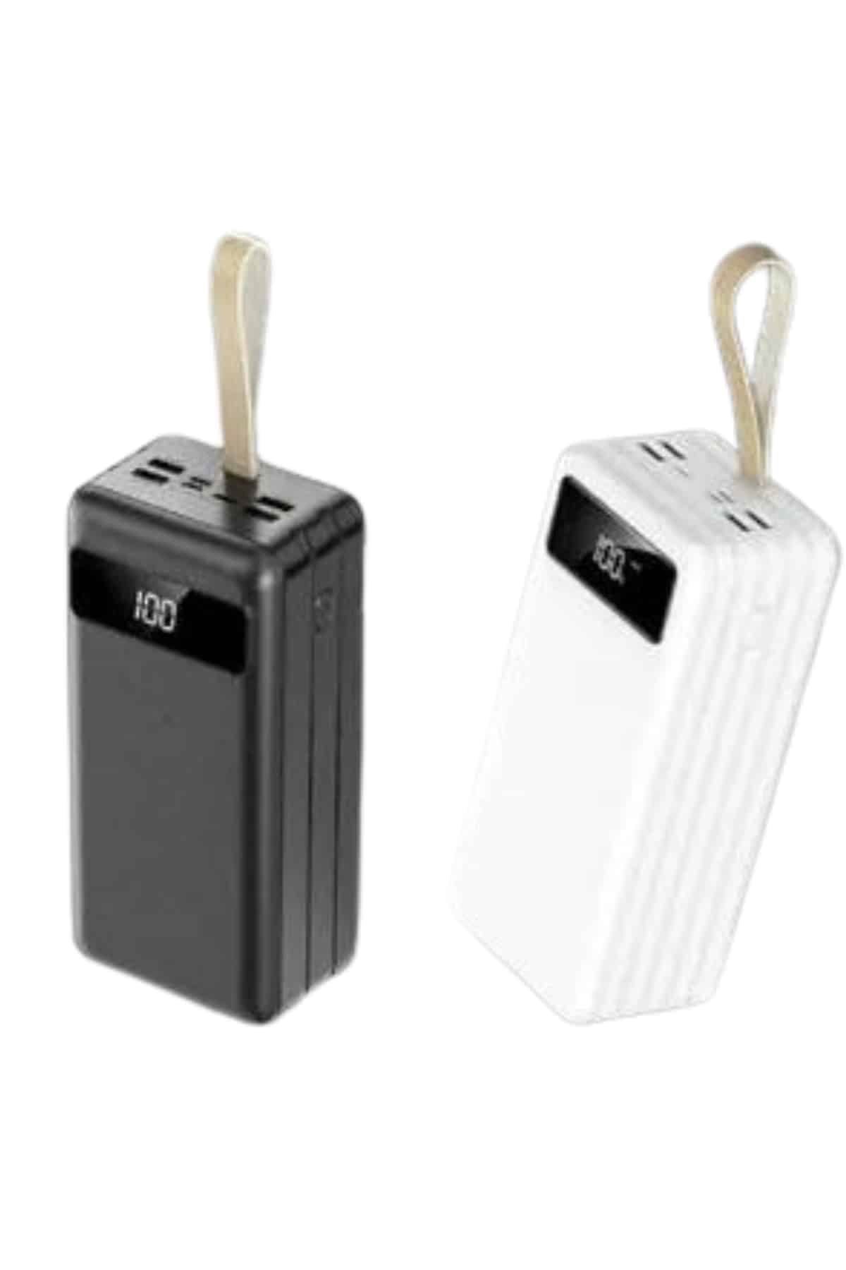 Hızlı Şarj 4 Çıkışlı Powerbank 60.000 Mah Taşınabilir Dijital Göstergeli