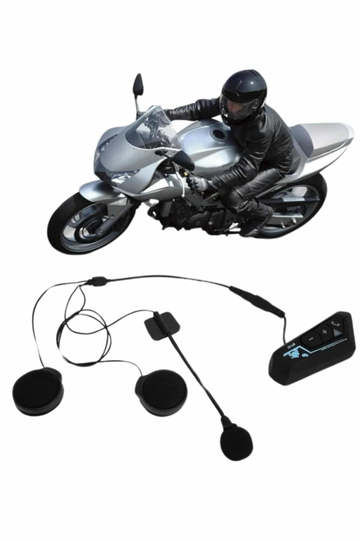 Bluetooth Kask Kulaklığı Intercom 5.0 Bluetooth Android ve İOS Uyumlu