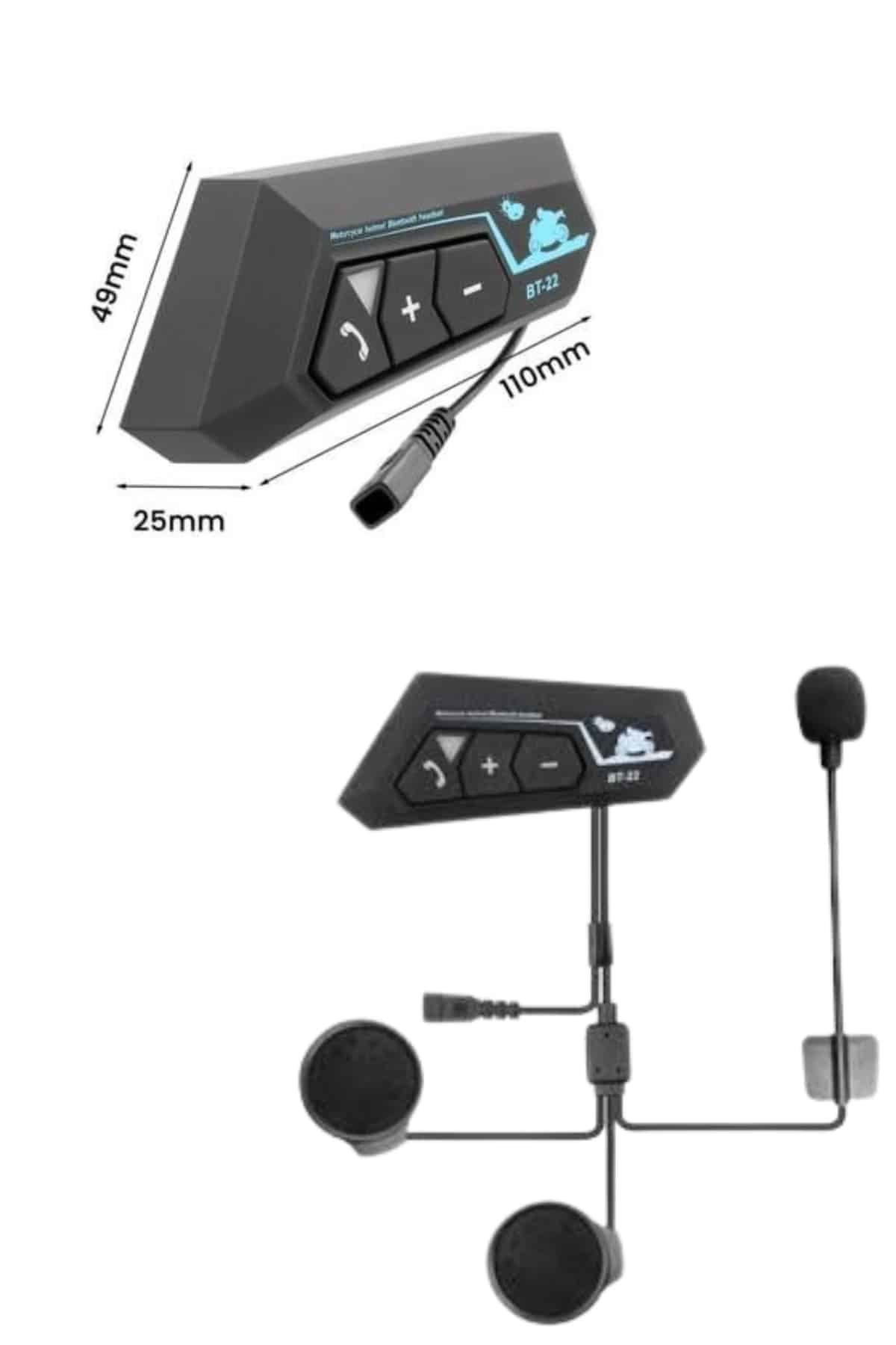 Yeni Nesil Dinleme Ve Konuşma Özellikli Intercom Kask Kulaklığı 5.0 Bluetooth