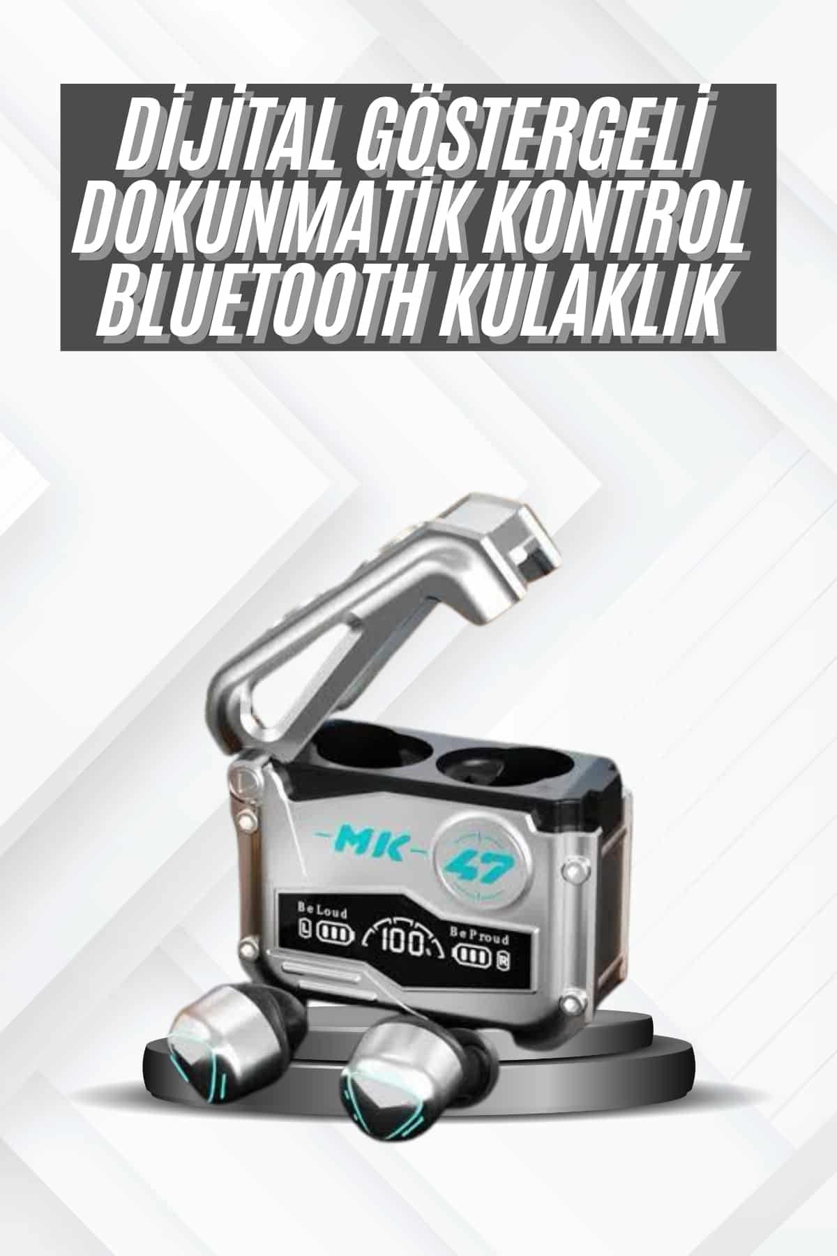 Gecikme Önleyici Oyuncu Kulaklığı Bluetooth Bağlantılı ANC Özelliği 5.0 Bluetooth