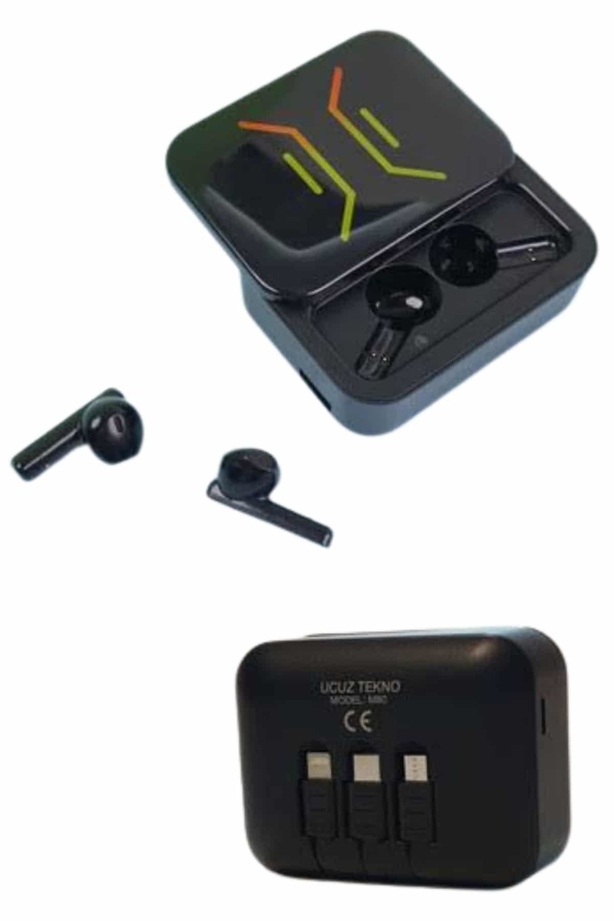 Powerbank Bluetooth Kulaklık Oyuncu Kulaklığı Yüksek Ses Kaliteli