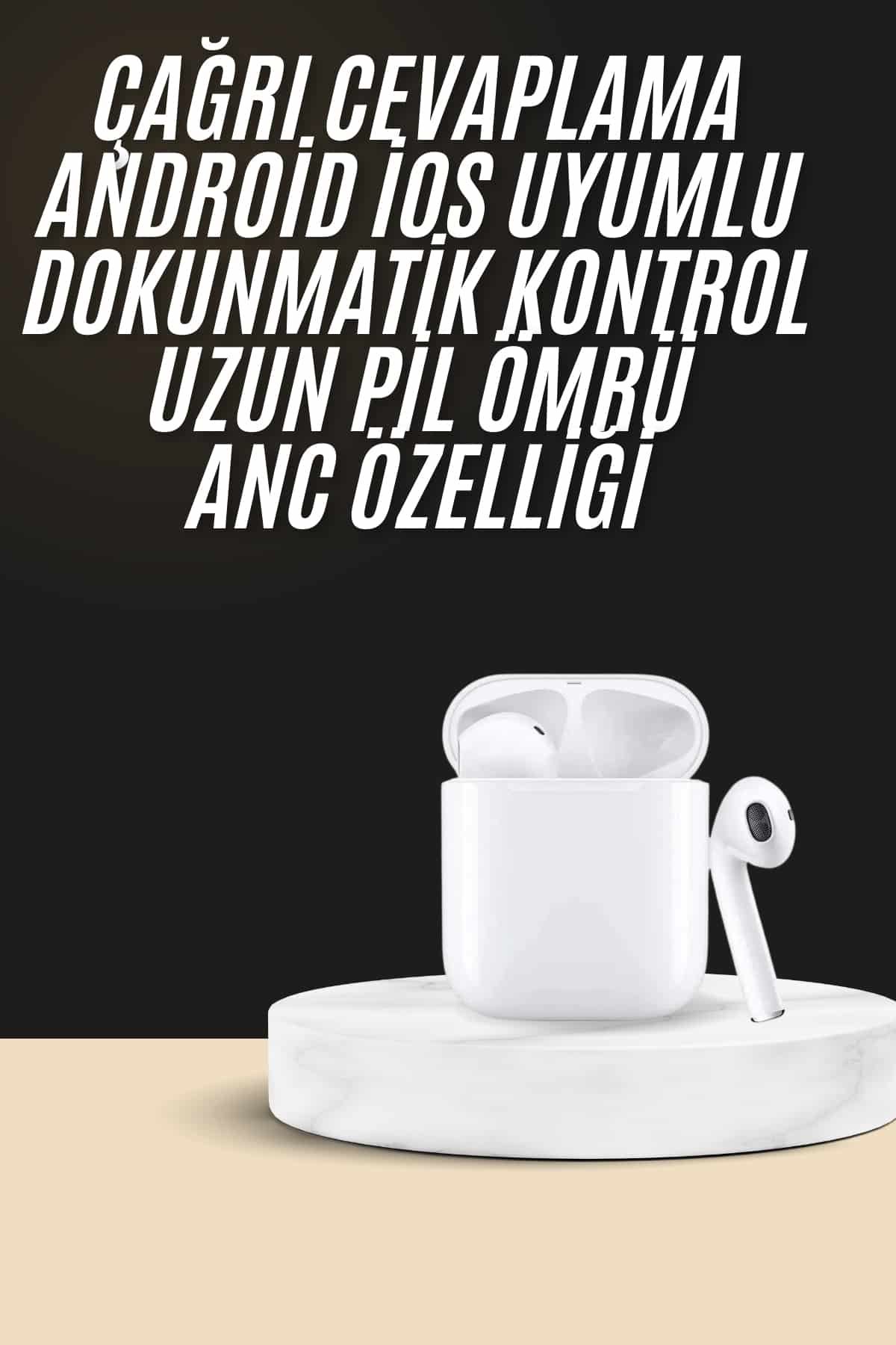 2. Nesil Bluetooth Android ve İOS Uyumlu Kablosuz Kulaklık Çağrı Cevaplama