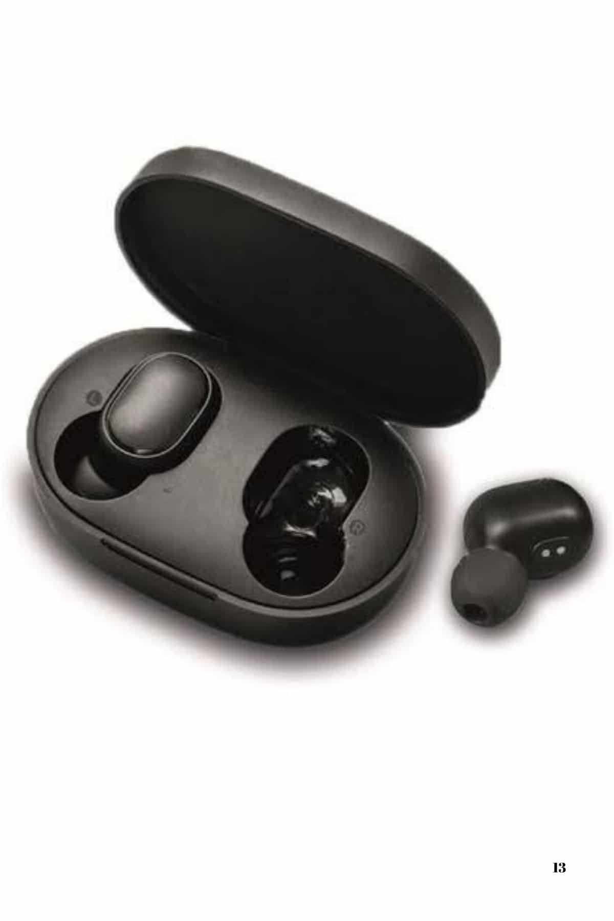Kulaklık Dijital Göstergeli Bluetooth Bağlantılı Kablosuz Kulak İçi Mikrofonlu Dokunmatik Kontrol