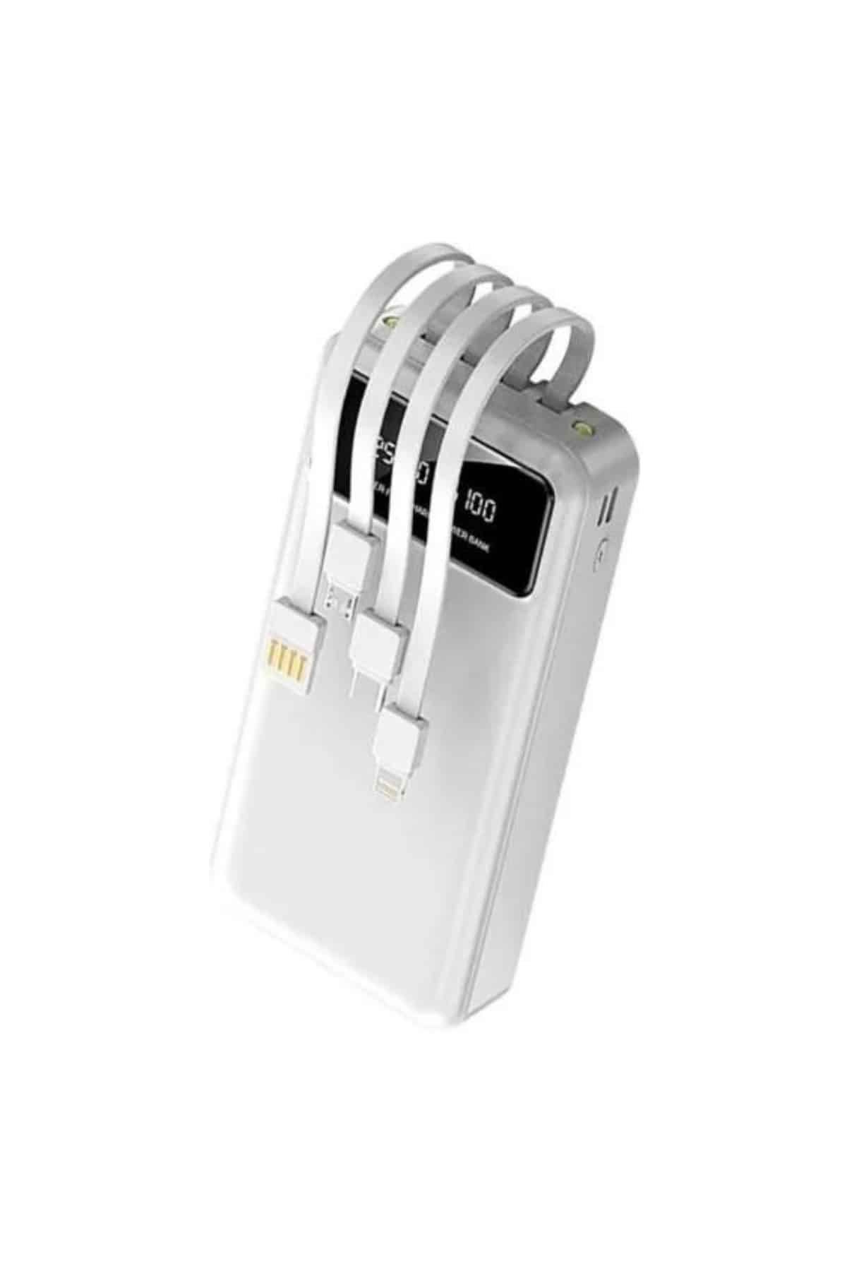 4 Çıkışlı 20.000 MAH Powerbank Taşınabilir Çoklu Giriş
