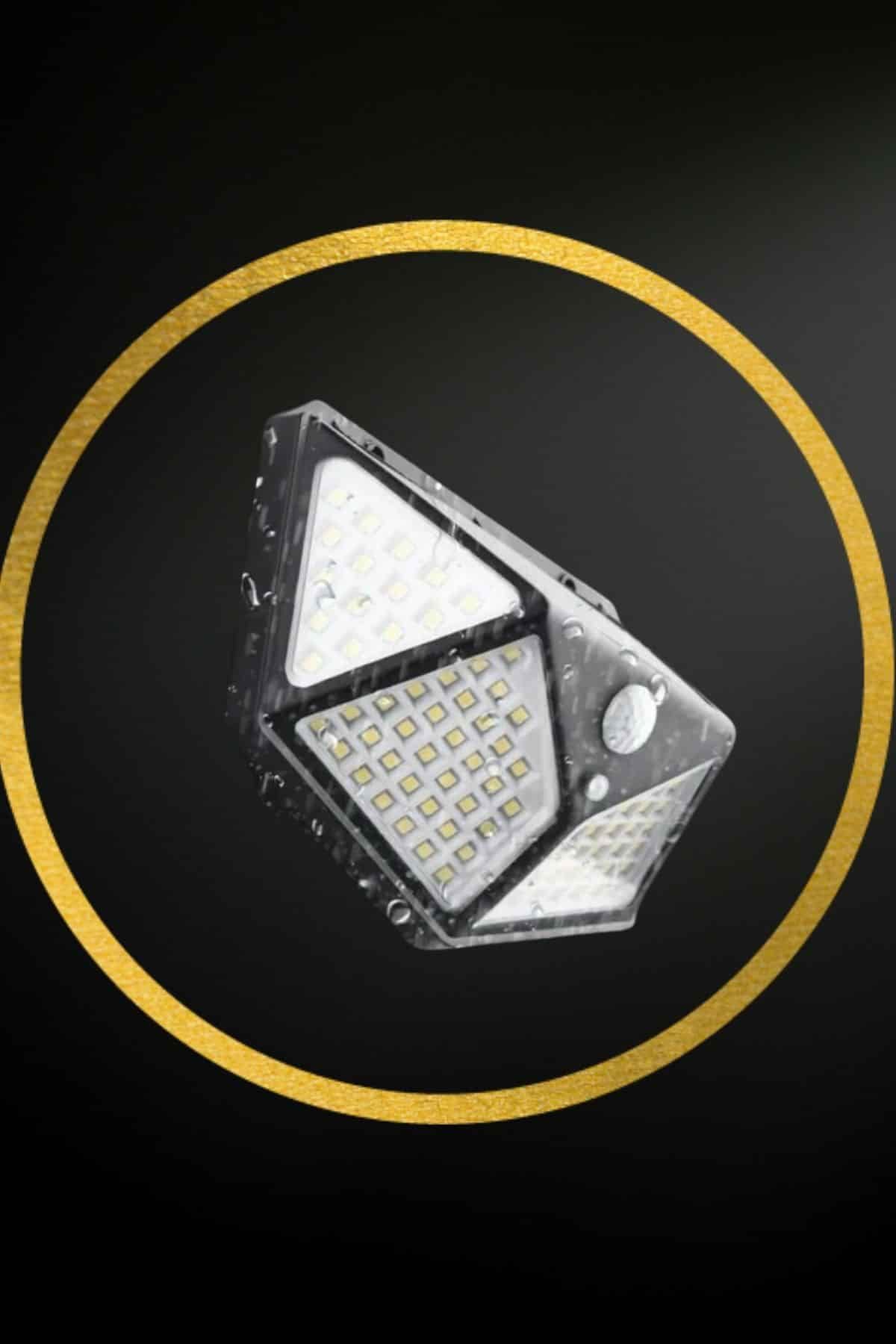 Bahçe Lambası Bahçe Aydınlatma Sensörlü Suya Dayanıklı 100 Led
