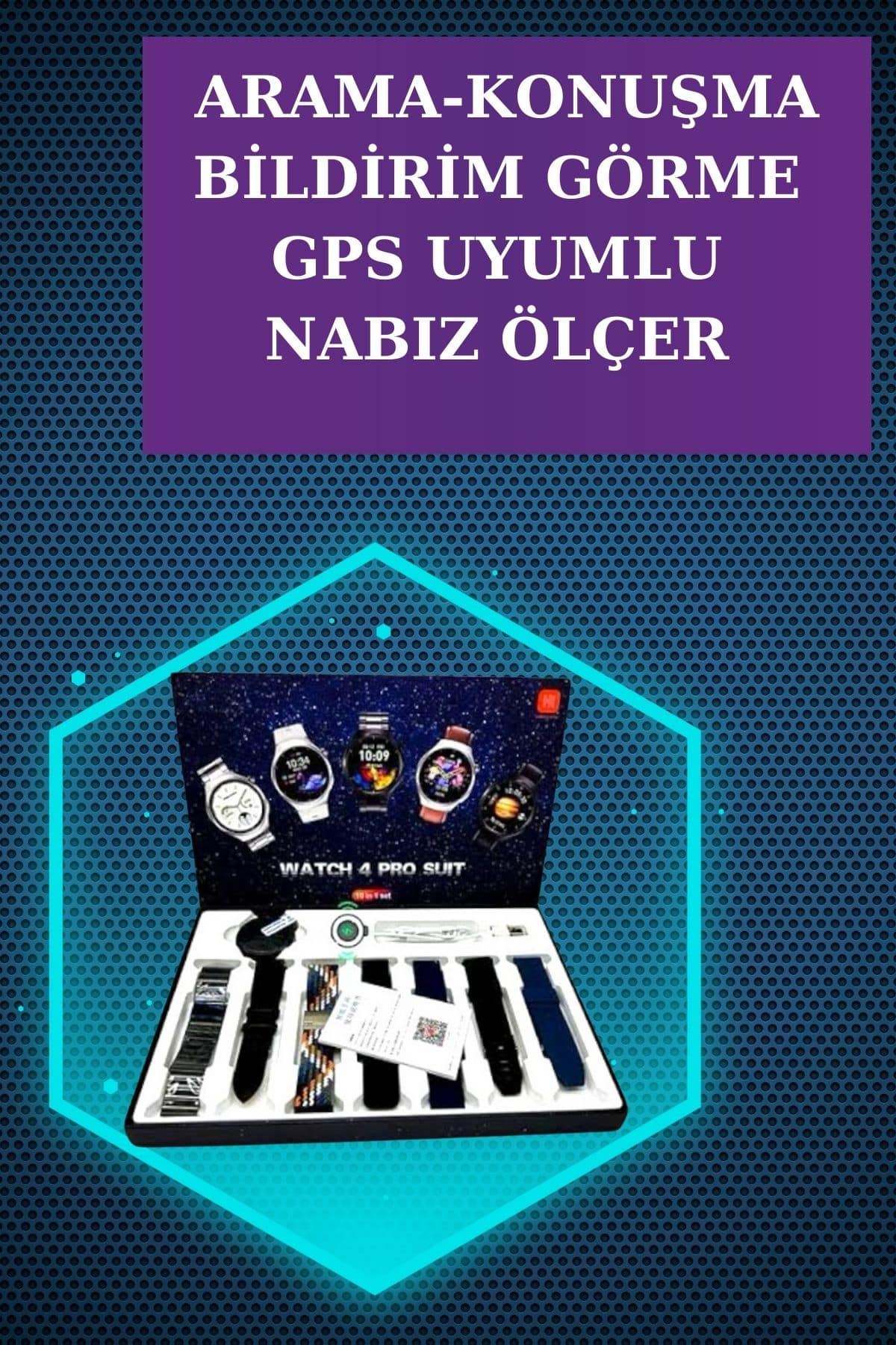 Gamer Kulaklık ve Çok Kordonlu Akıllı Saat Gürültü Önleyici GPS Desteği