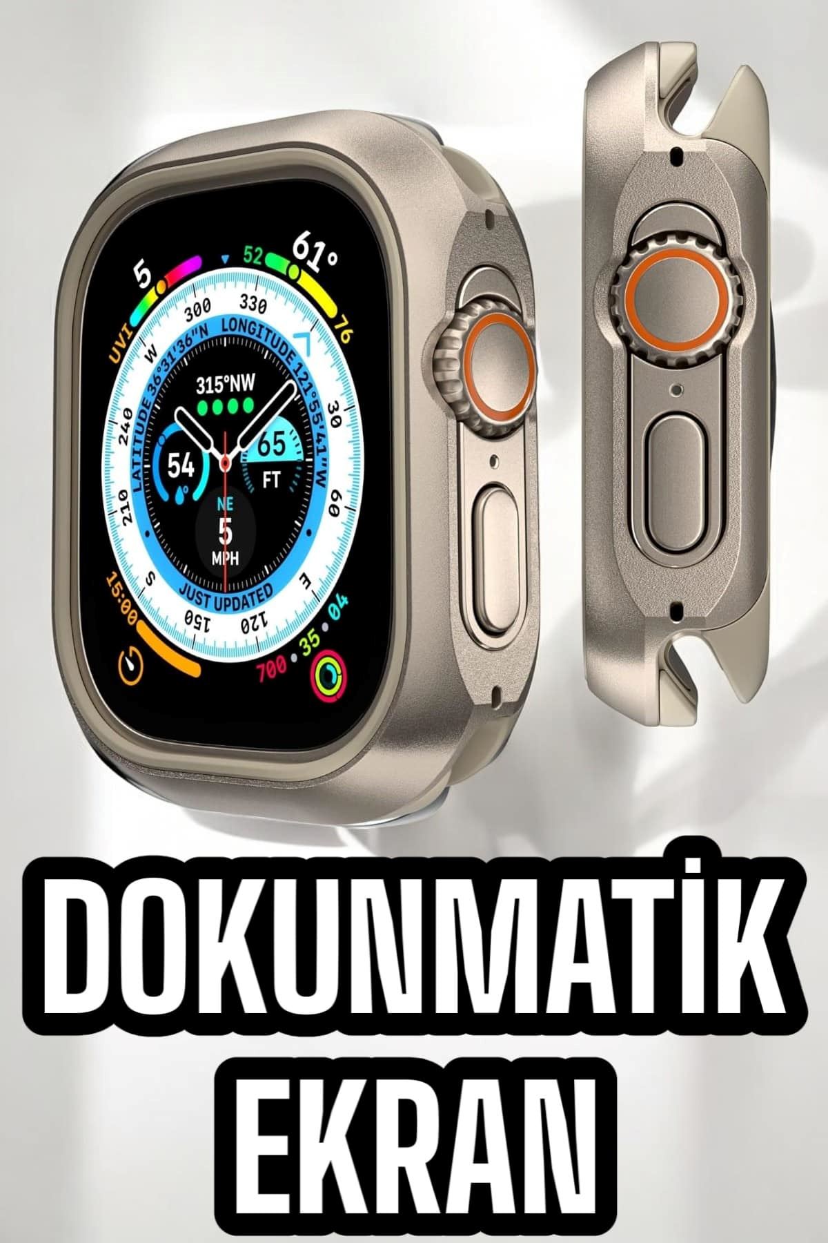 Yeni Nesil Akıllı Saat Nabız Ölçer Sağlık Ölçer ve Kalori Ölçer Uyku Takibi NFC Özelliği