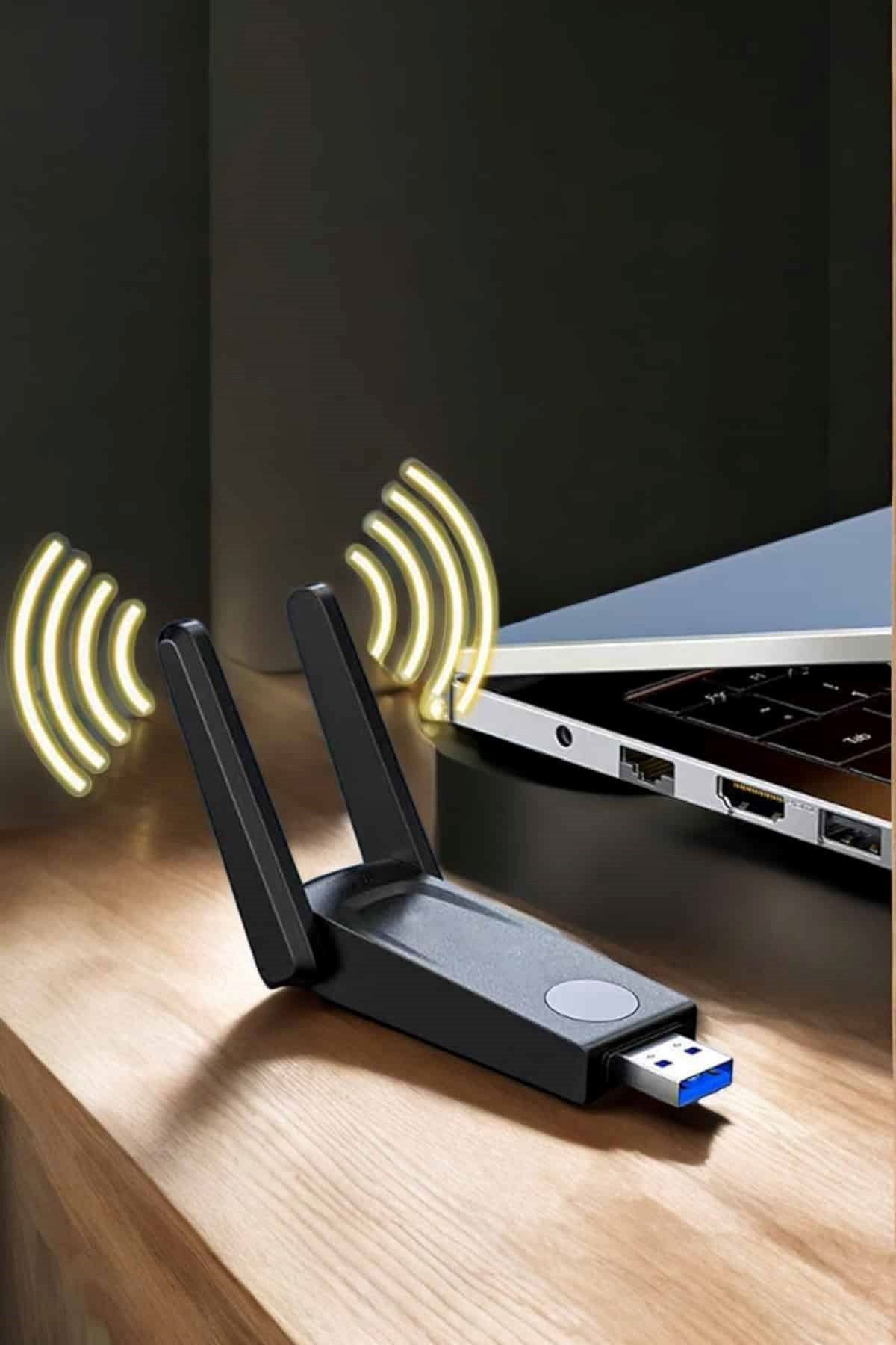 Dual Band Wifi Alıcı Adaptör USB 3.0 Destekli