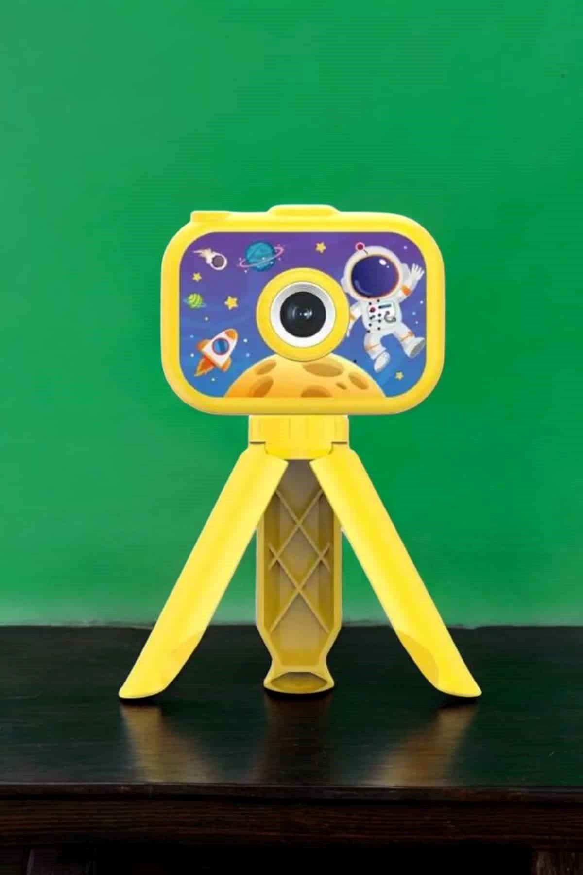 Ayaklı Mini Fotoğraf Makinesi Çocuk Için Eğitici Video Kamera