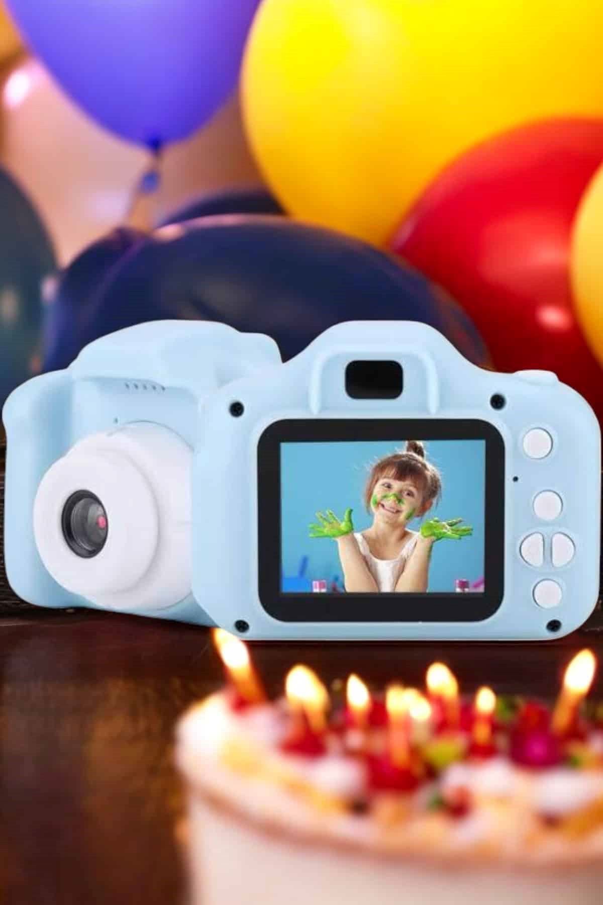 Çocuk Kamerası Profesyonel Hafif Ve Uzun Ömürlü USB Şarjlı 2.0 İnç