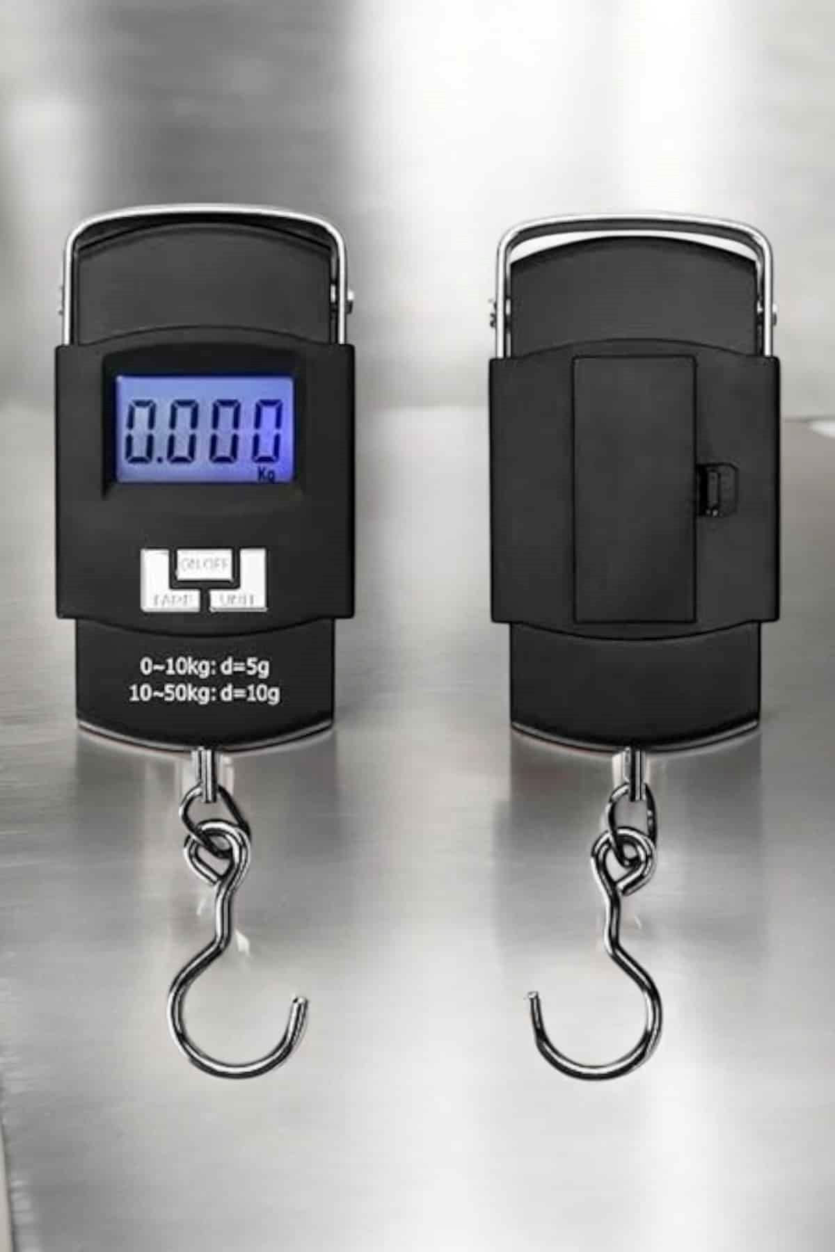 Ağırlık Ölçer 50 Kg El Terazisi El Kantarı Pilli Led Ekran