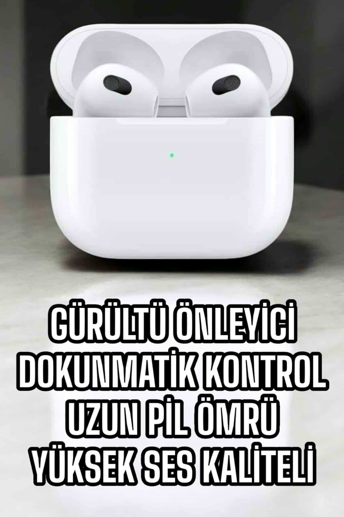 Bluetooth Kulaklık 3.Nesil Kablosuz Uzun Pil Ömrü Dokunmatik Kontrol