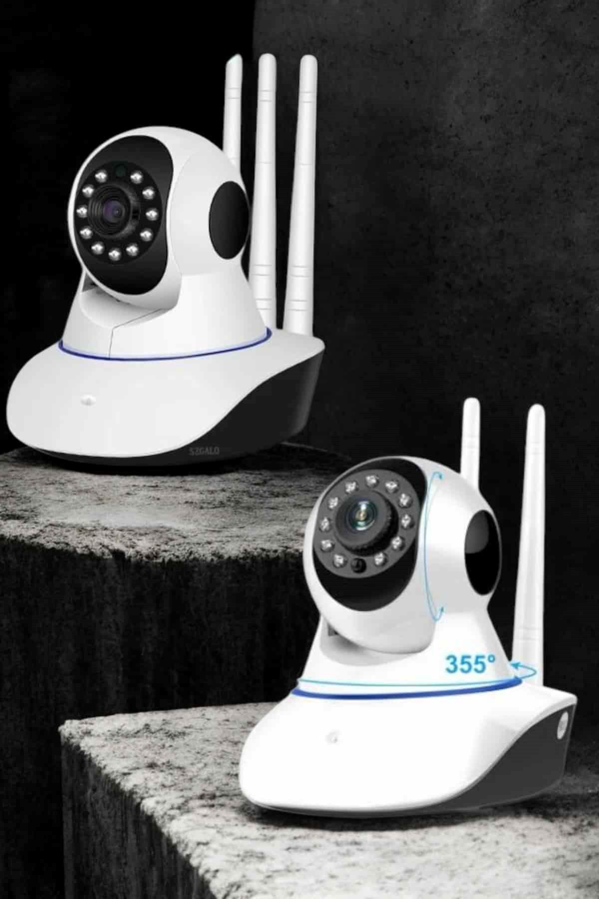 Wifi Kamerası Çift Yönlü Bebek Güvenlik Kamerası Gece Görüşlü
