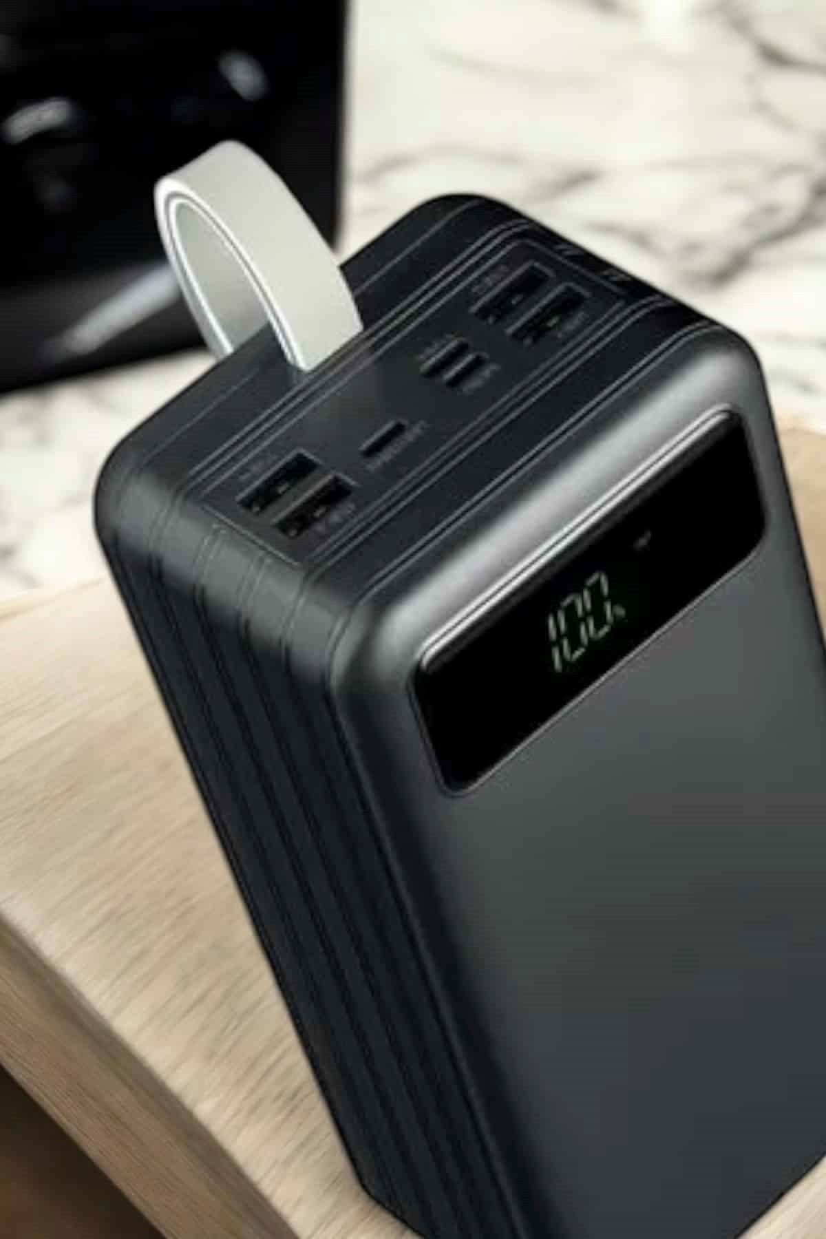 Powerbank 60.000 MAH 4 Portlu Uzun Şarj Süreli Dijital Göstergeli
