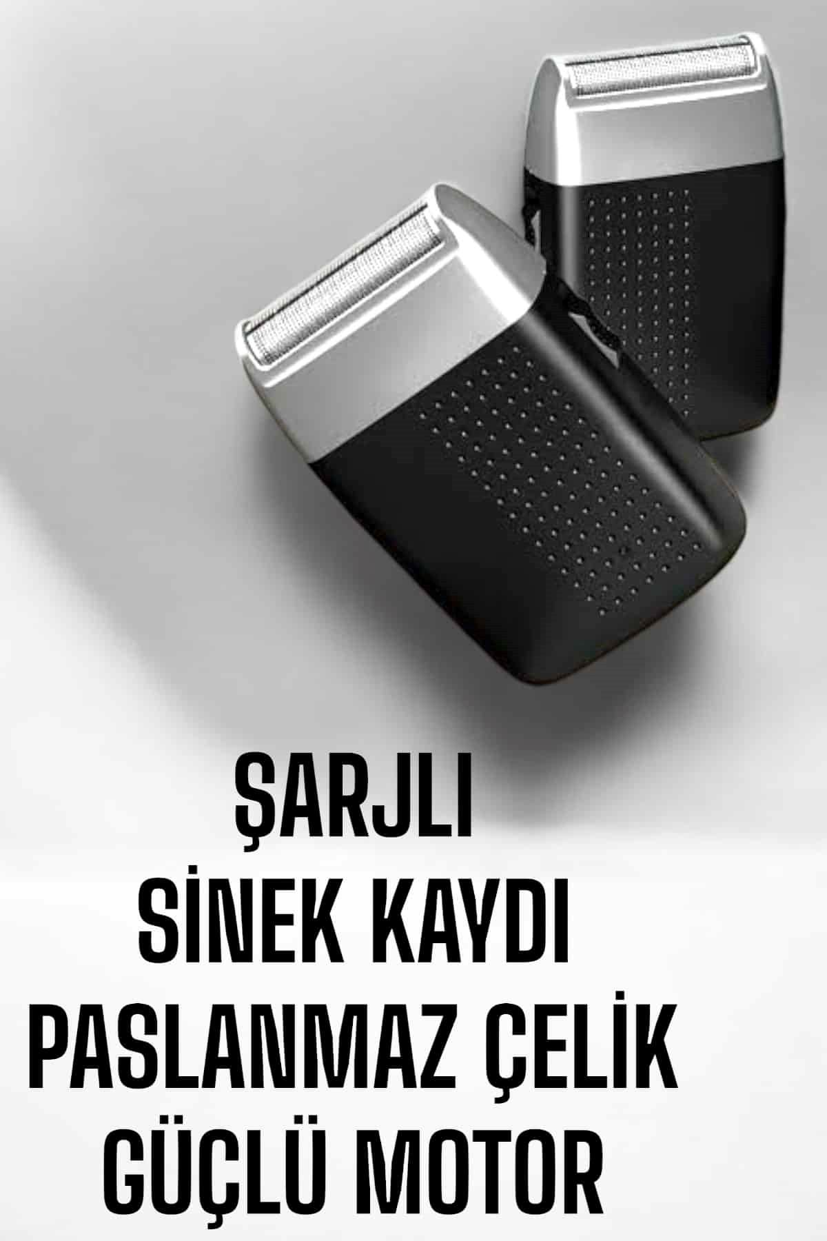 tıraş makinesi Sinek Kaydı Paslanmaz Çelik Taşınabilir Şarjlı