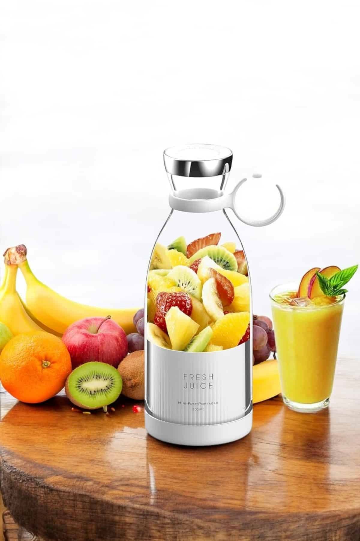 El Blender Bardak Blender Şarjlı Taşınabilir Meyve Sıkcağı Smoothie