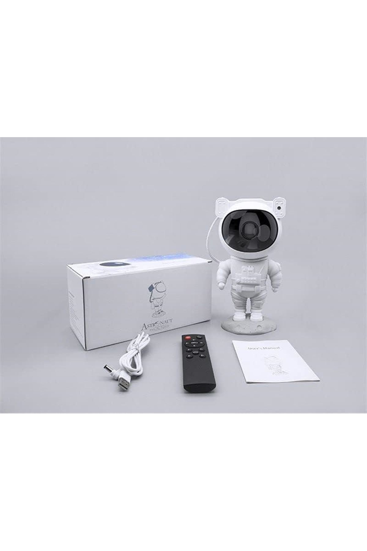 Çocuklara Özel Projeksiyon Astronot Lamba Speaker Sevimli