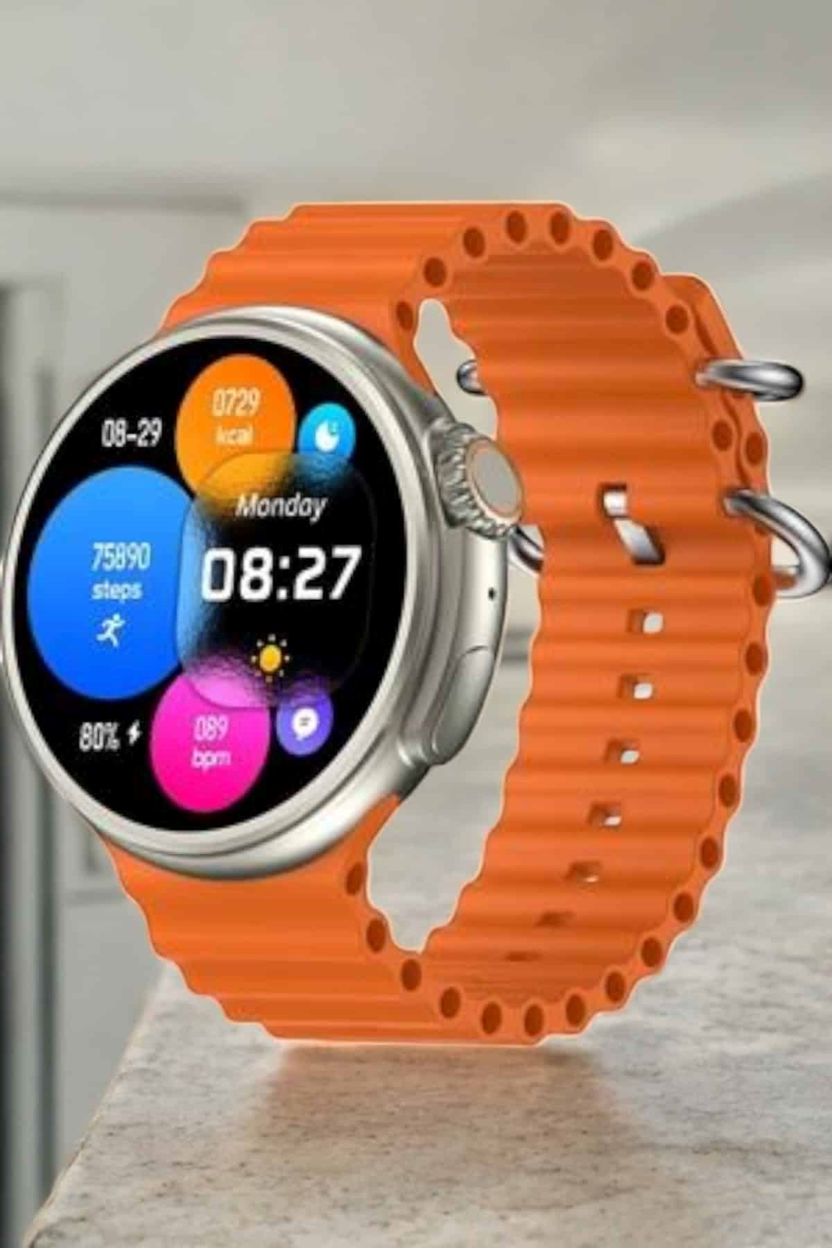 Akıllı Saat 7 Kordonlu Yeni Nesil Arama Cevaplayan Çok Fonksiyonlu