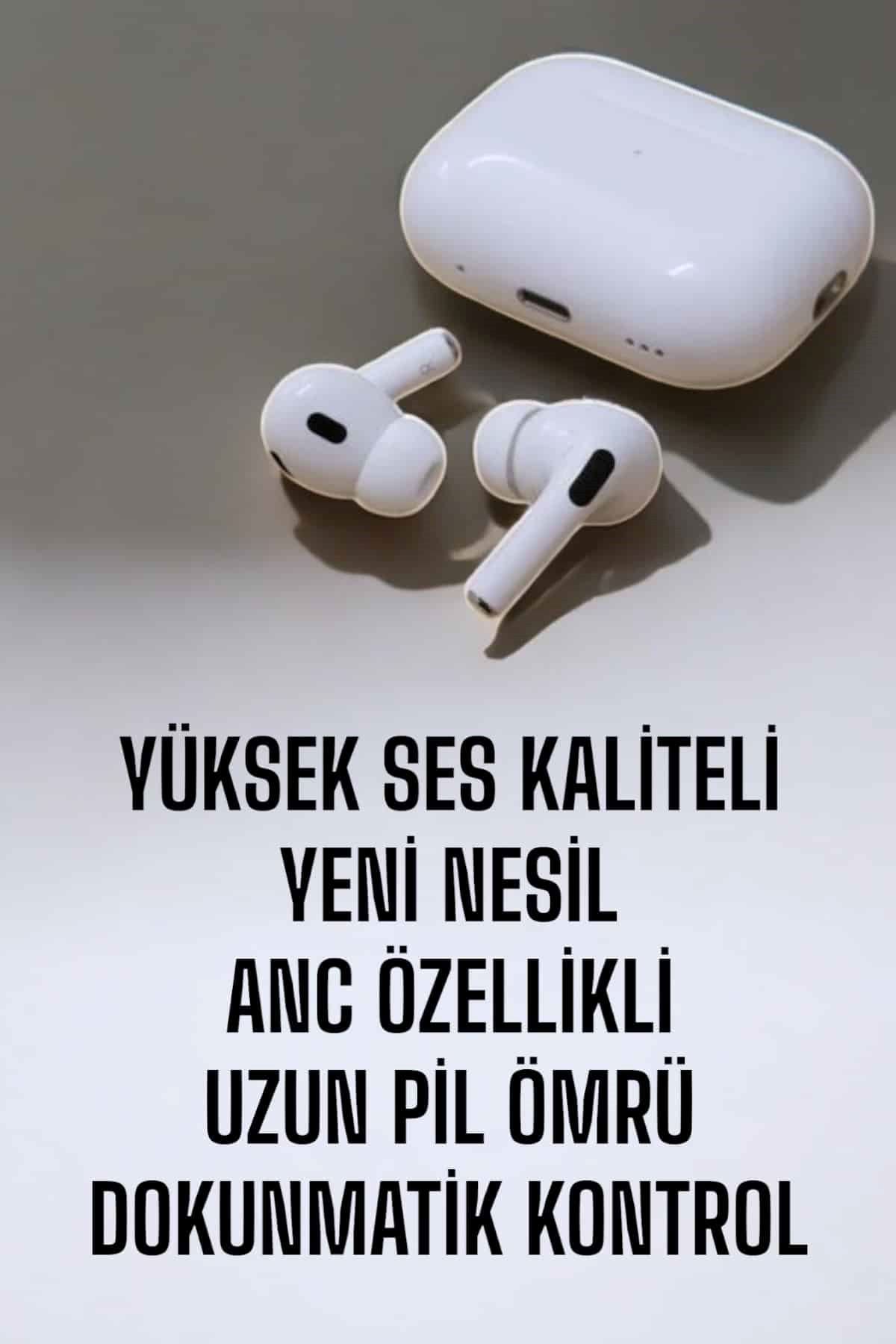 Kablosuz Bluetooth Kulaklık Gürültü Önleme, Su Geçirmez, Mikrofonlu