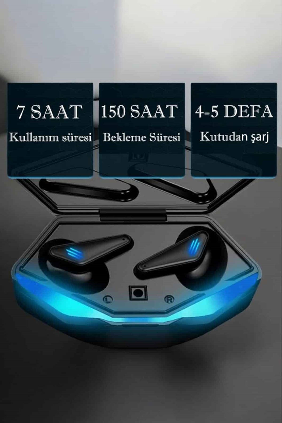 Bluetooth Gamer Oyuncu Kulaklığı ANC Özelliği Yüksek Ses Kaliteli