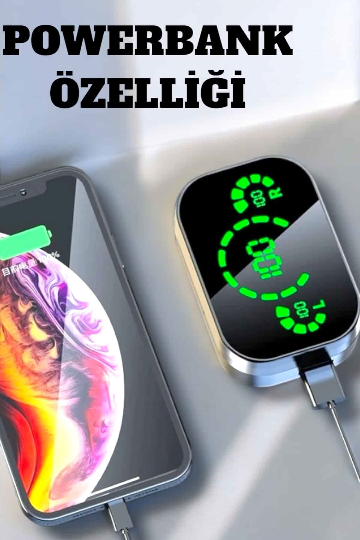 Bluetooth Kulaklık Çift Telefon Desteği ve Suya Dayanıklı Powerbankli