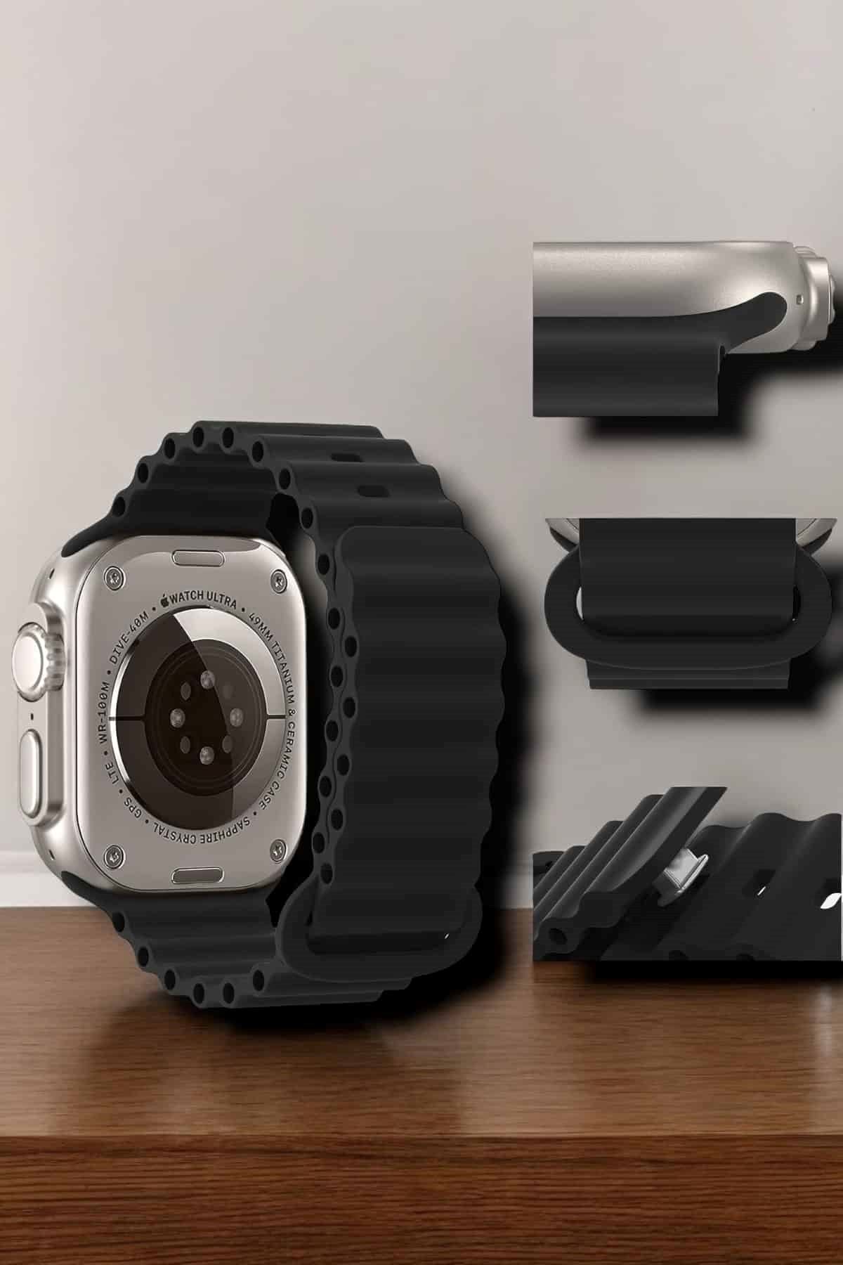 Suya ve Toza Dayanıklı 45 MM Akıllı Saat Bildirim ve Cevapsız Çağrı Görüntüleme