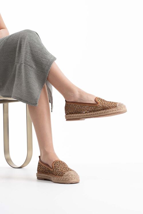 Dune Kadın Taba Espadril Ayakkabı