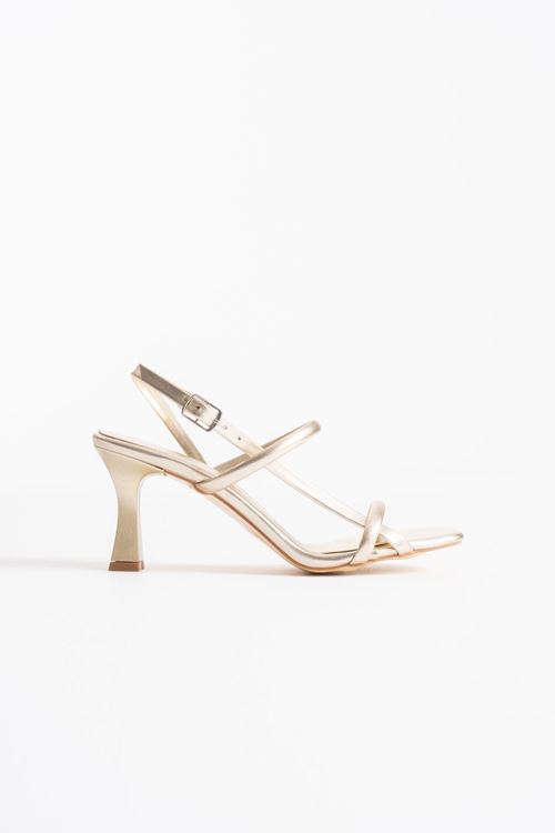 Monya Kadın Altın Topuklu Sandalet