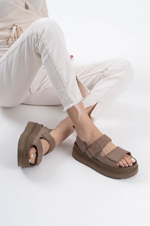 Zeta Kahverengi Kadın Sandalet