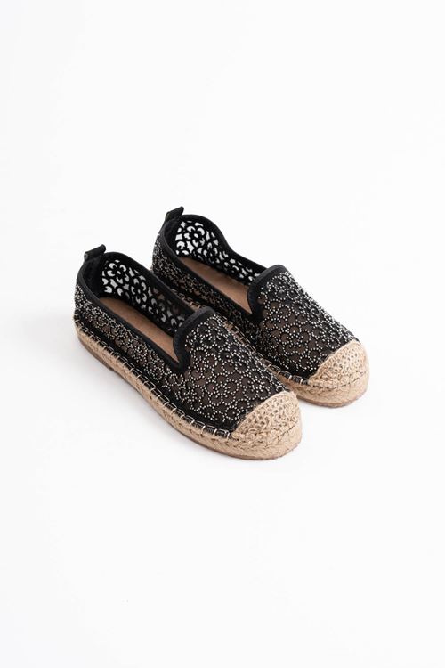 Dune Kadın Siyah Espadril Ayakkabı