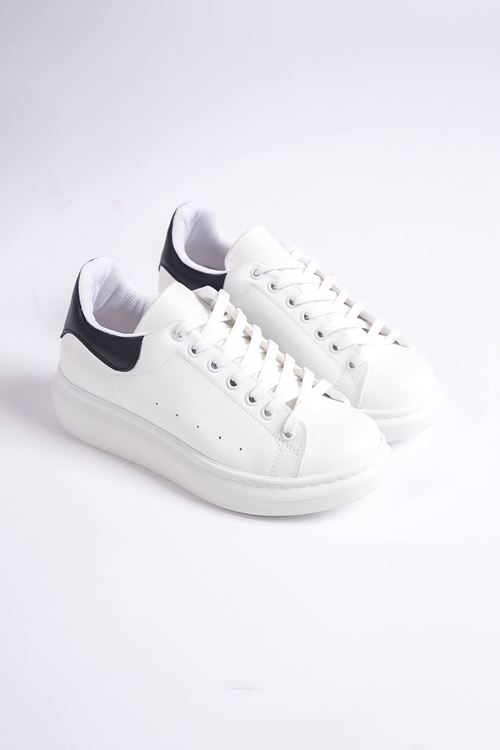 Samira Siyah Detaylı Beyaz Spor Ayakkabı