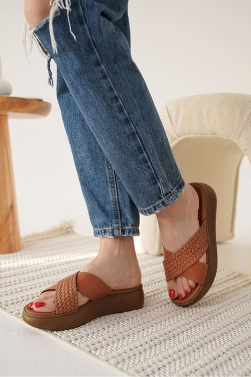 Fayn Taba Hakiki Deri Terlik