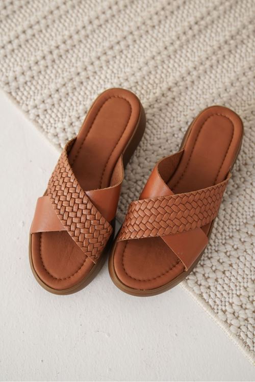 Fayn Taba Hakiki Deri Terlik