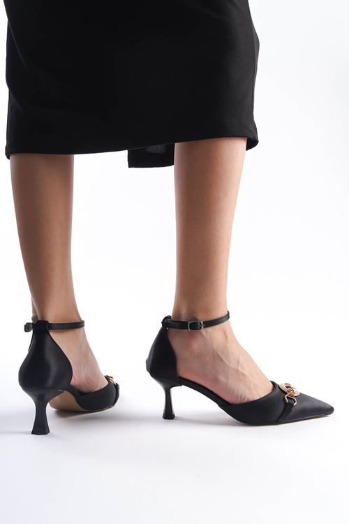 Celia Kadın Siyah Topuklu Ayakkabı