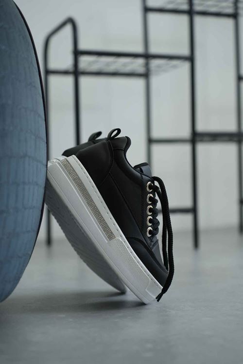 Alice Siyah Kadın Gizli Topuklu Sneaker