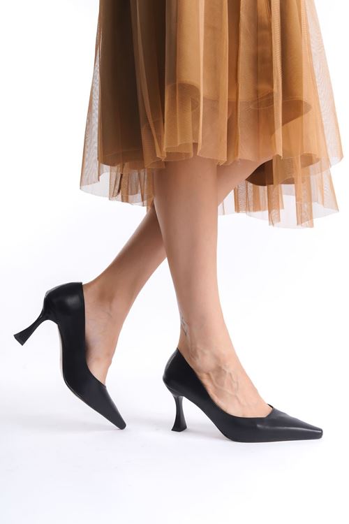 Cordelia Kadın Mat Siyah Stiletto