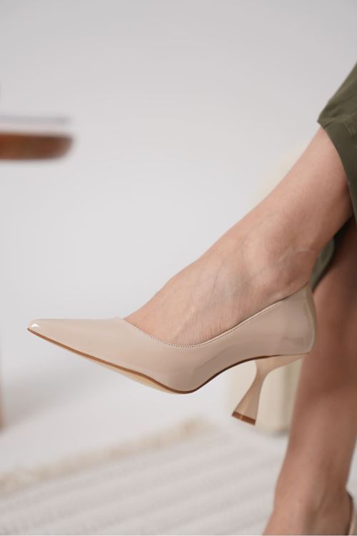 Monica Nude Rugan Kadın Stiletto