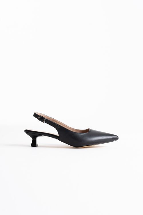 Maried Siyah Cilt Kadın Ayakkabı